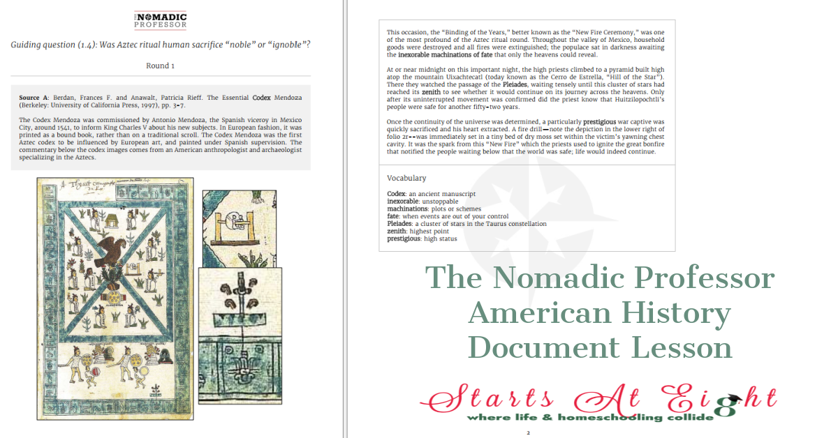 The Nomadic Professor American History Document Lesson
