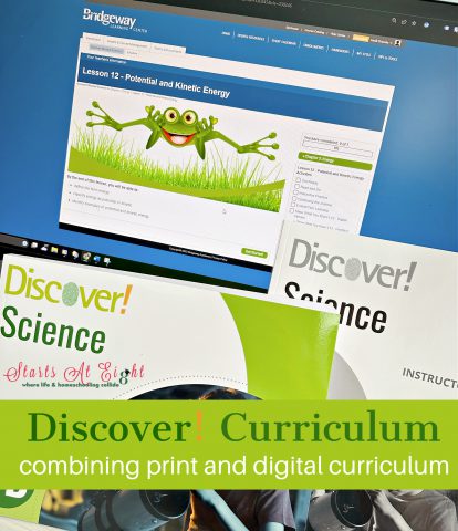Discover! Curriculum Combines Print & Digital curriculum together seamlessly