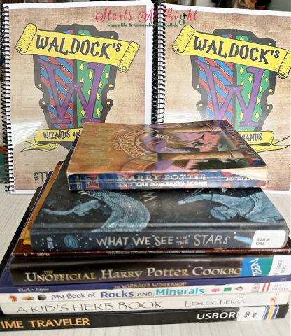 Waldock's Wizards and Wands plus books