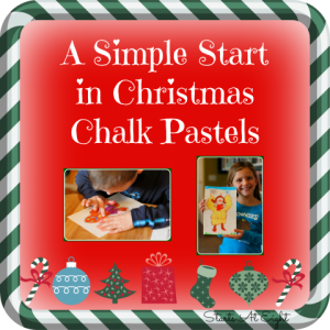 A Simple Start in Christmas Chalk Pastels from Starts At Eight