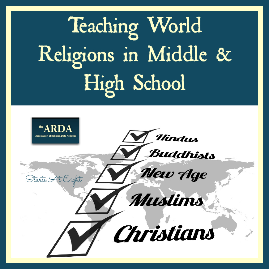 Teaching World Religions in Middle & High School from Starts At Eight