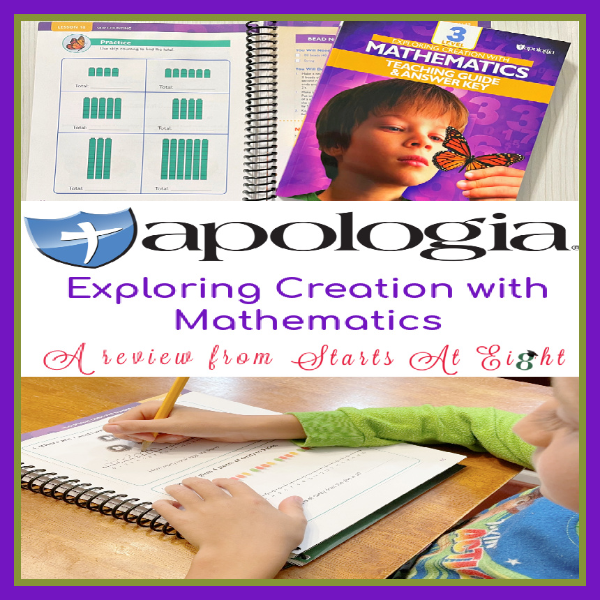 Apologia Homeschool Elementary Math Curriculum - Exploring Creation with Mathematics sq
